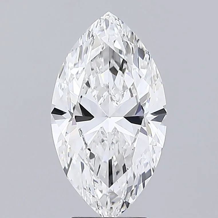 3.70ct Marquise Lab Grown Diamond (Colour D, Clarity VVS2, IGI Certified)