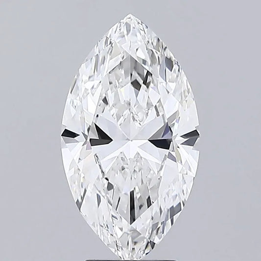 3.70ct Marquise Lab Grown Diamond (Colour D, Clarity VVS2, IGI Certified)