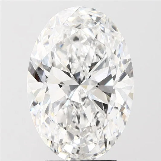 3.70ct Oval Lab Grown Diamond (Colour E, Clarity VS2, IGI Certified)