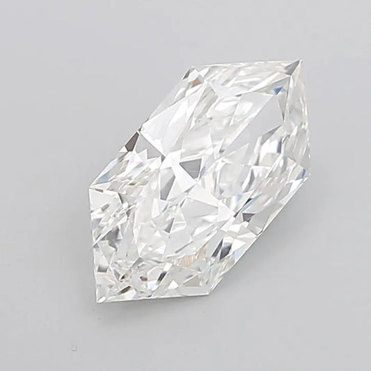 3.71ct Hexagonal Lab Grown Diamond (Colour E, Clarity VVS2, IGI Certified)