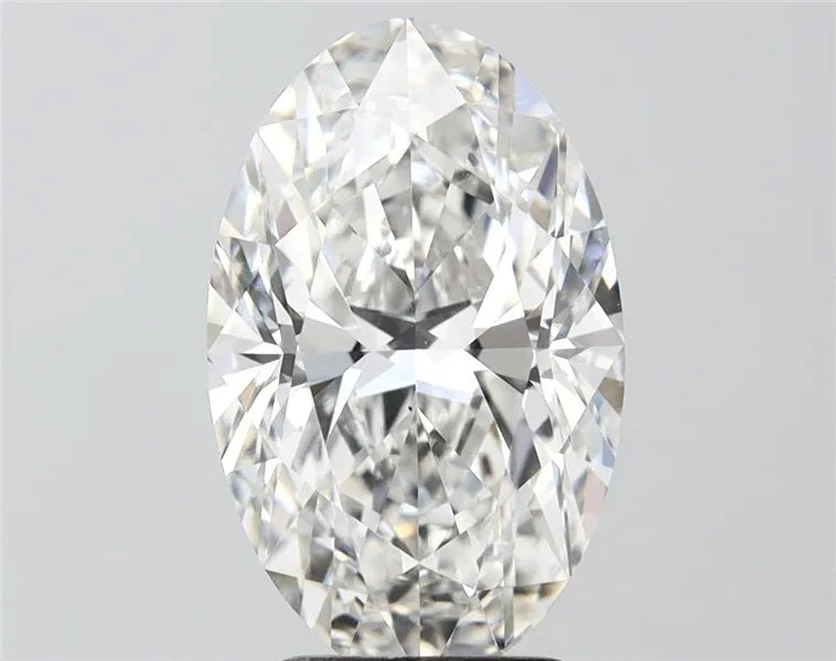 3.71ct Oval Lab Grown Diamond (Colour F, Clarity VVS2, IGI Certified)