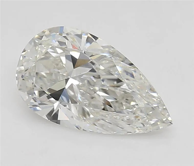 3.72ct Pear Lab Grown Diamond (Colour G, Clarity VS1, IGI Certified)