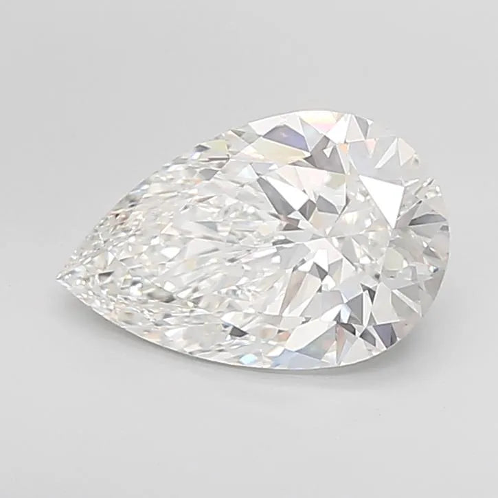 3.76ct Pear Lab Grown Diamond (Colour F, Clarity VVS2, IGI Certified)