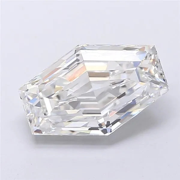 3.77ct Lozenge Lab Grown Diamond (Colour E, Clarity VVS2, IGI Certified)