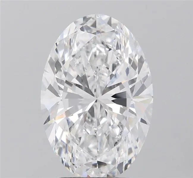 3.77ct Oval Lab Grown Diamond (Colour D, Clarity VVS2, IGI Certified)