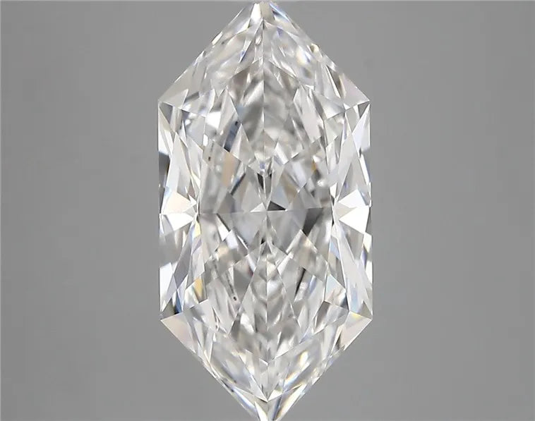 3.78ct Hexagonal Lab Grown Diamond (Colour E, Clarity VVS2, IGI Certified)
