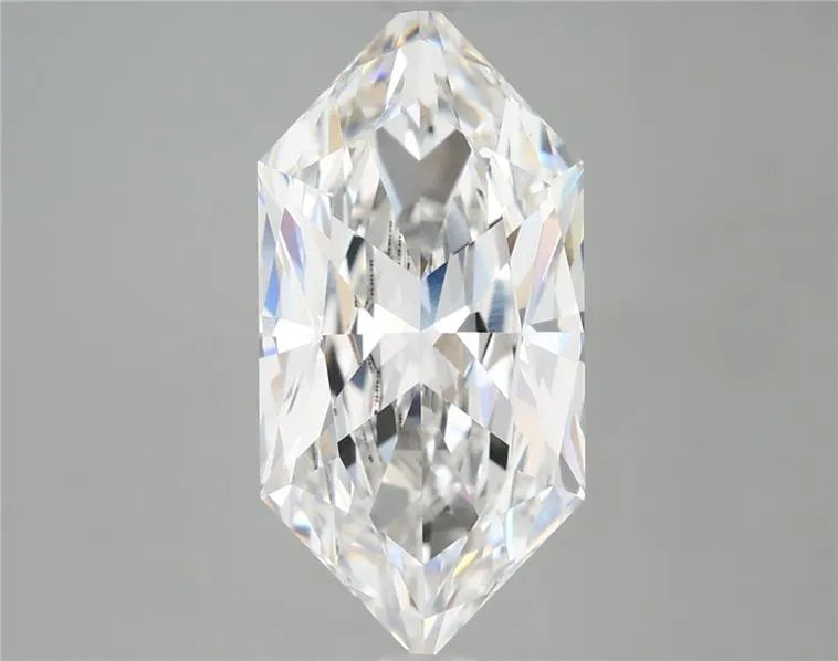 3.78ct Hexagonal Lab Grown Diamond (Colour E, Clarity VVS2, IGI Certified)