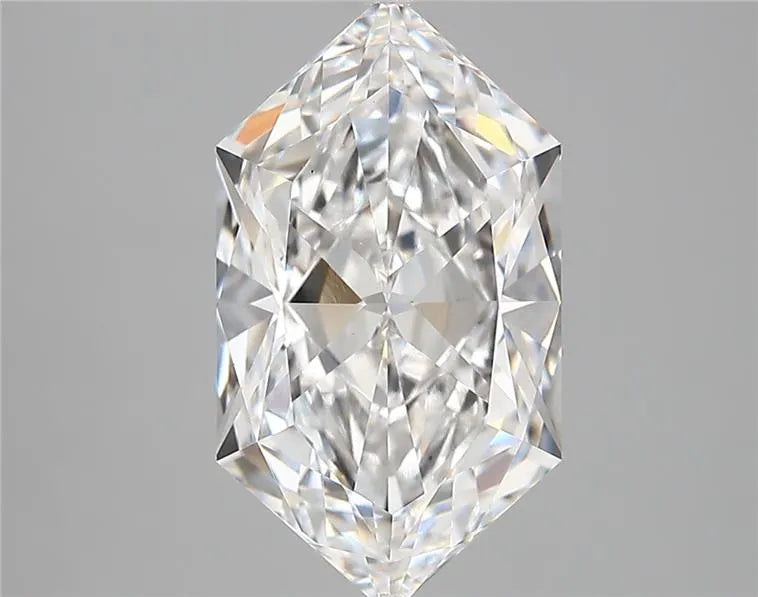 3.79ct Hexagonal Lab Grown Diamond (Colour E, Clarity VS1, IGI Certified)