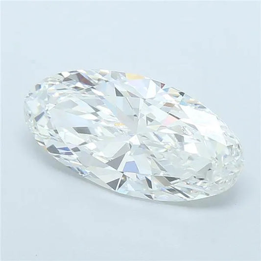 3.80ct Oval Lab Grown Diamond (Colour F, Clarity VVS2, IGI Certified)