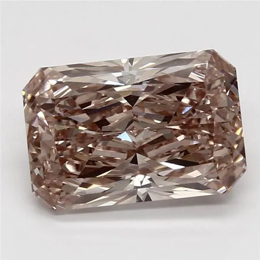 3.81ct Radiant Lab Grown Diamond (Colour Fancy Vivid Pink, Clarity VS1, IGI Certified)
