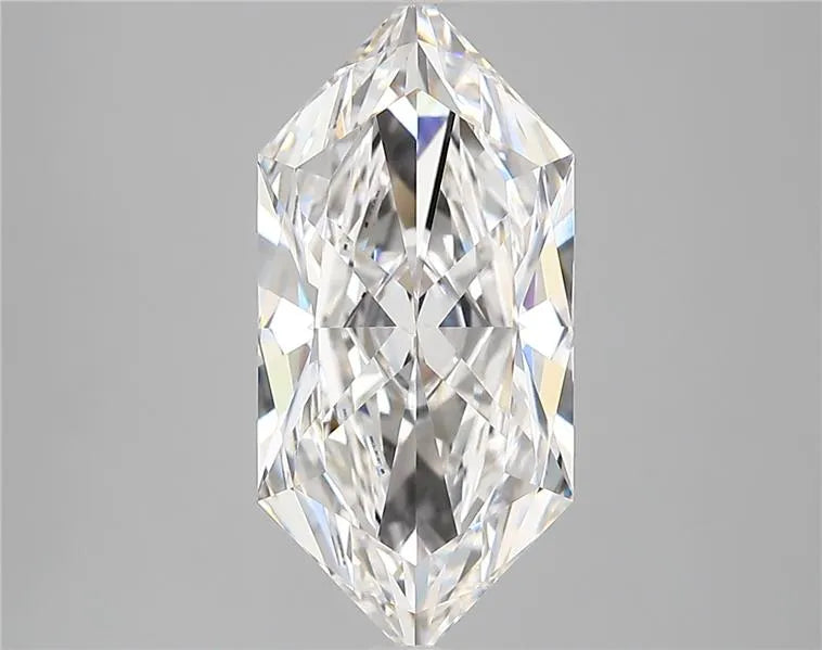 3.82ct Hexagonal Lab Grown Diamond (Colour E, Clarity VVS2, IGI Certified)