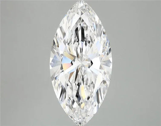 3.83ct Marquise Lab Grown Diamond (Colour D, Clarity VVS2, IGI Certified)