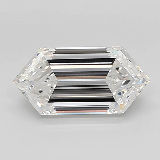 3.84ct Hexagonal Lab Grown Diamond (Colour F, Clarity VVS2, IGI Certified)