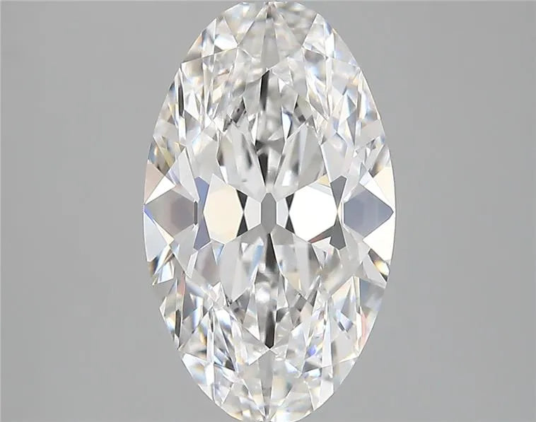 3.84ct Oval Lab Grown Diamond (Colour E, Clarity VVS2, IGI Certified)