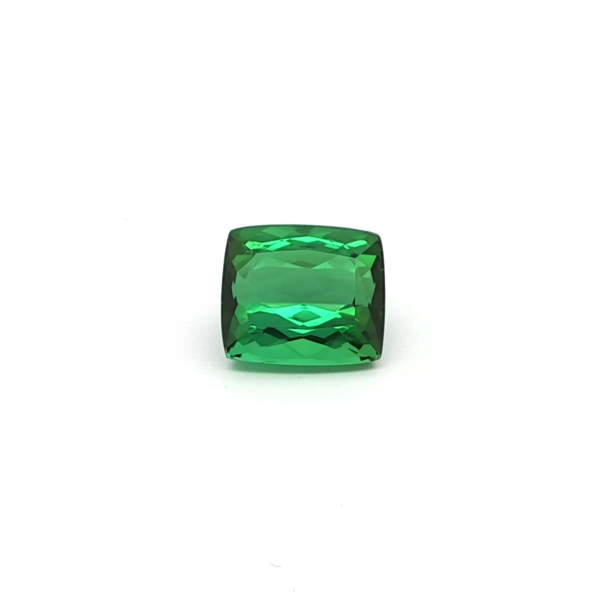 3.85ct Cushion Natural Tourmaline (Colour Green, Clarity Eye Clean, Cut Faceted)