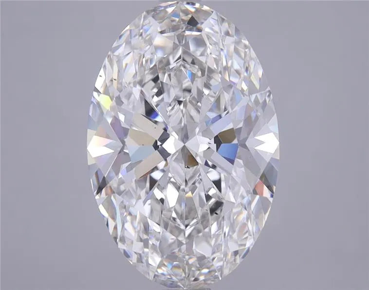 3.85ct Oval Lab Grown Diamond (Colour G, Clarity VS2, IGI Certified)