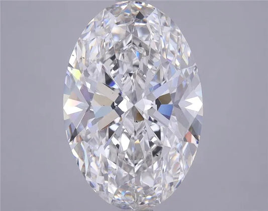 3.85ct Oval Lab Grown Diamond (Colour G, Clarity VS2, IGI Certified)