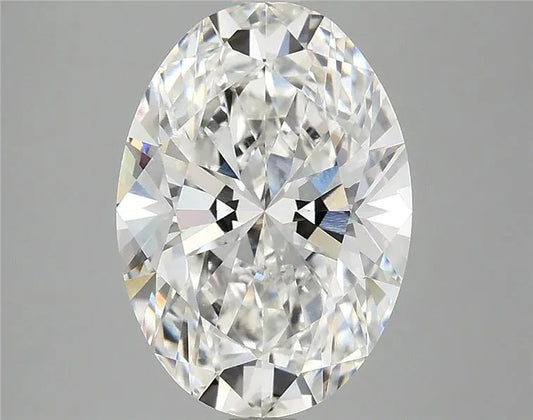 3.86ct Oval Lab Grown Diamond (Colour F, Clarity VVS2, IGI Certified)