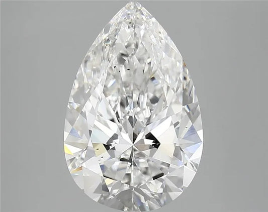 3.87ct Pear Lab Grown Diamond (Colour E, Clarity VS2, IGI Certified)