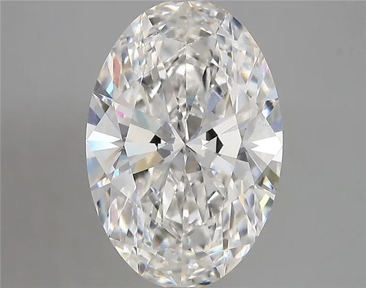 3.88ct Oval Lab Grown Diamond (Colour F, Clarity VS1, IGI Certified)
