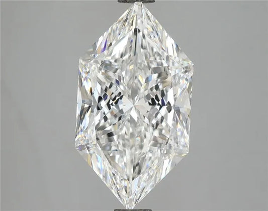 3.89ct Hexagonal Lab Grown Diamond (Colour D, Clarity VVS1, IGI Certified)