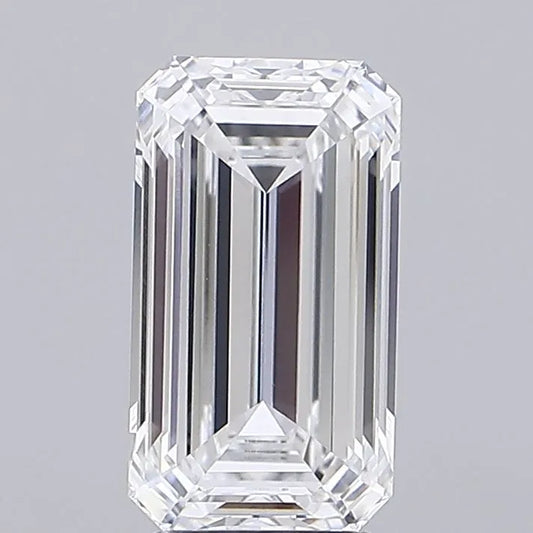 3.91ct Emerald Lab Grown Diamond (Colour D, Clarity VVS1, IGI Certified)