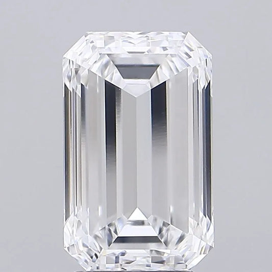 3.91ct Emerald Lab Grown Diamond (Colour D, Clarity VVS2, IGI Certified)