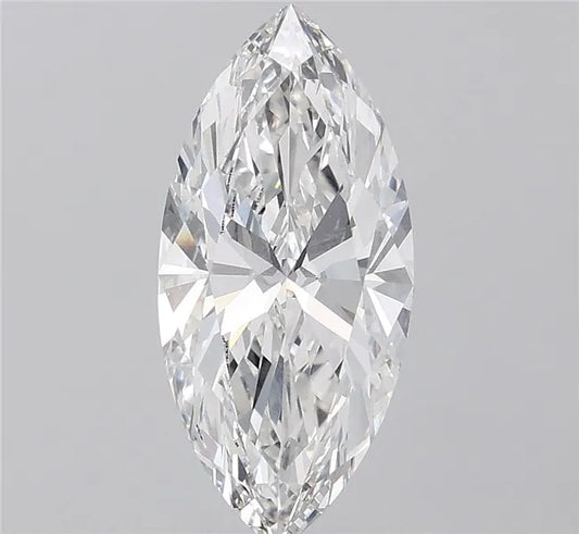 3.91ct Marquise Lab Grown Diamond (Colour F, Clarity VVS2, IGI Certified)