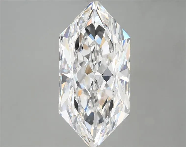 3.92ct Hexagonal Lab Grown Diamond (Colour D, Clarity VVS1, IGI Certified)