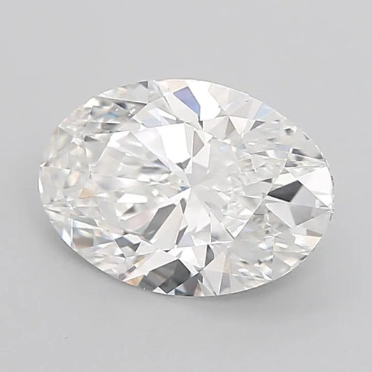 3.96ct Oval Lab Grown Diamond (Colour E, Clarity VVS2, IGI Certified)