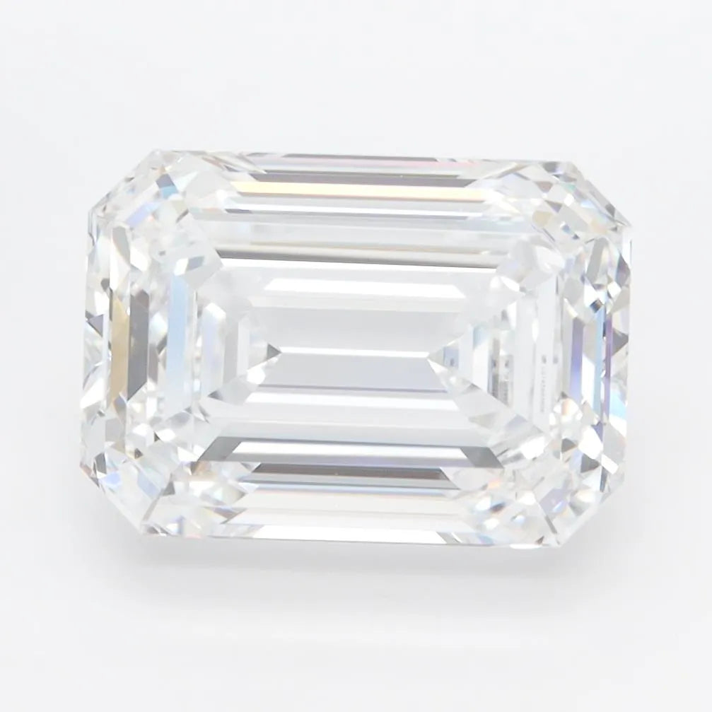 3.97ct Emerald Lab Grown Diamond (Colour D, Clarity IF, IGI Certified)