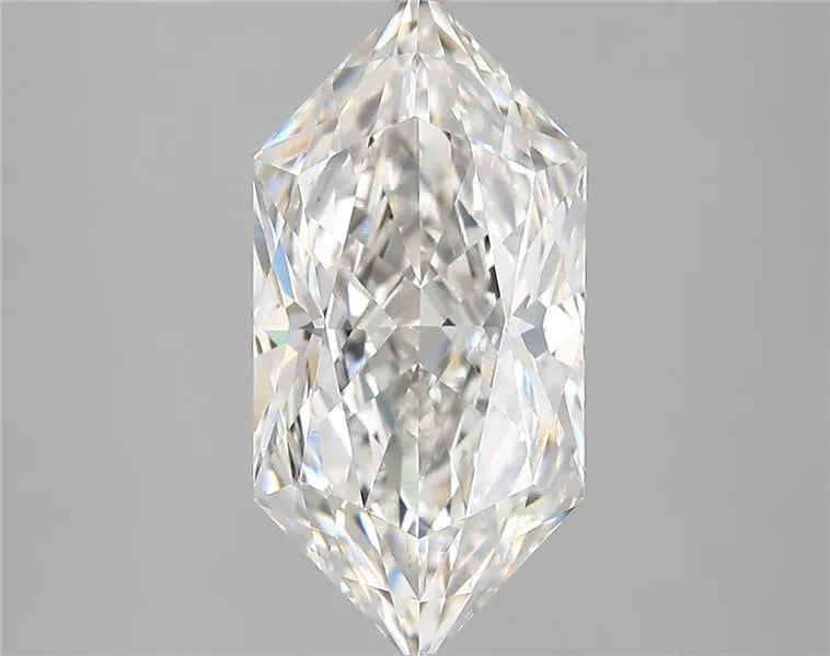 3.98ct Hexagonal Lab Grown Diamond (Colour F, Clarity VVS1, IGI Certified)