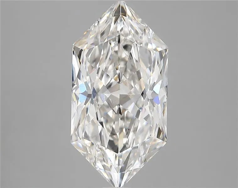 3.99ct Hexagonal Lab Grown Diamond (Colour F, Clarity VVS2, IGI Certified)