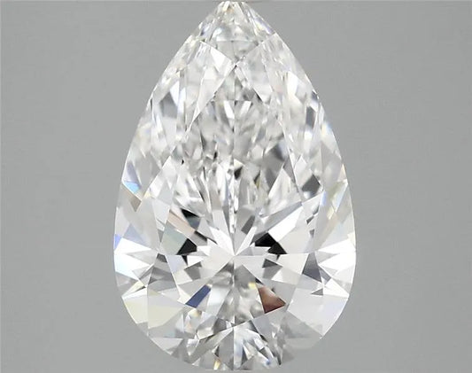 2.10ct Pear Lab Grown Diamond (Colour D, Clarity VVS2, IGI Certified)
