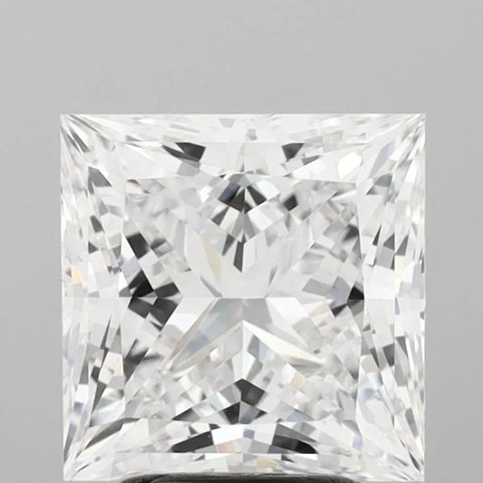 3.69ct Princess Lab Grown Diamond (Colour E, Clarity VVS2, IGI Certified)