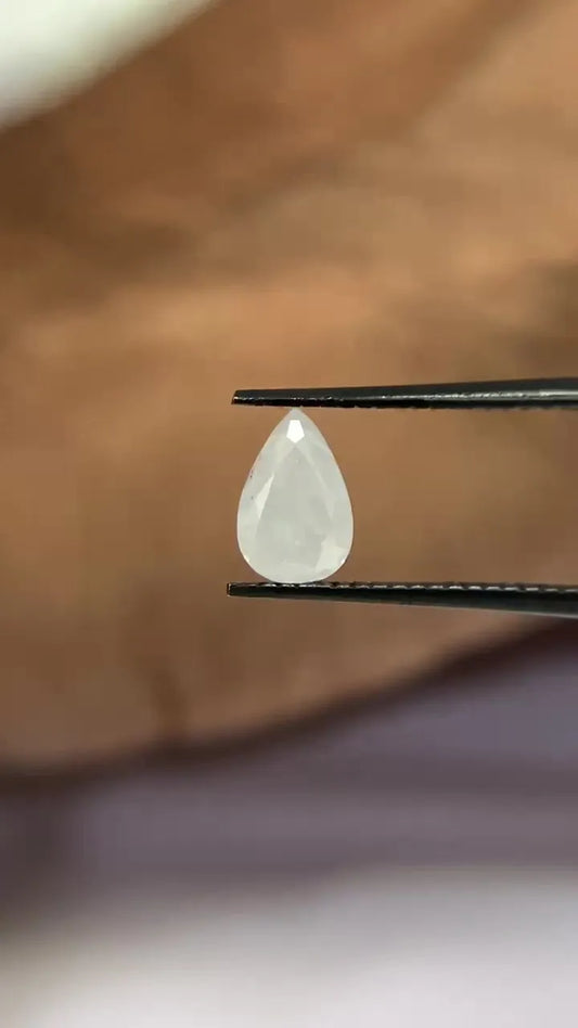 1.00ct Pear Natural Diamond (Colour Fancy White, Clarity VVS2, Cut EX, GIA Certified)
