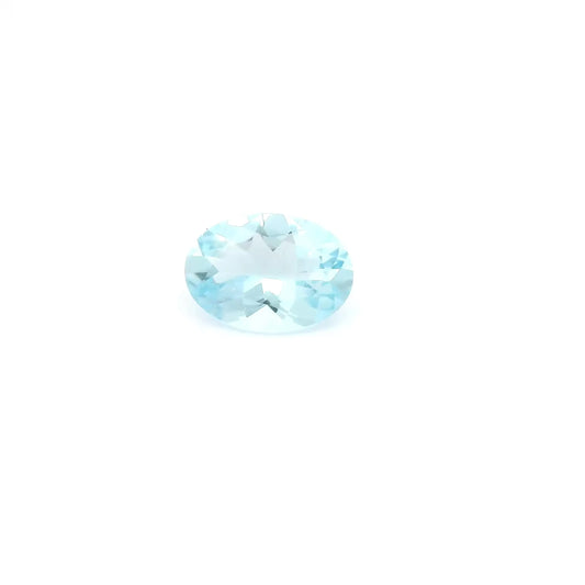 0.54ct Oval Natural Aquamarine (Colour Blue, Clarity Eye Clean, Cut Faceted)