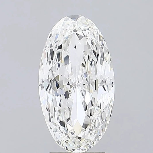 4.00ct Oval Lab Grown Diamond (Colour G, Clarity VS1, IGI Certified)