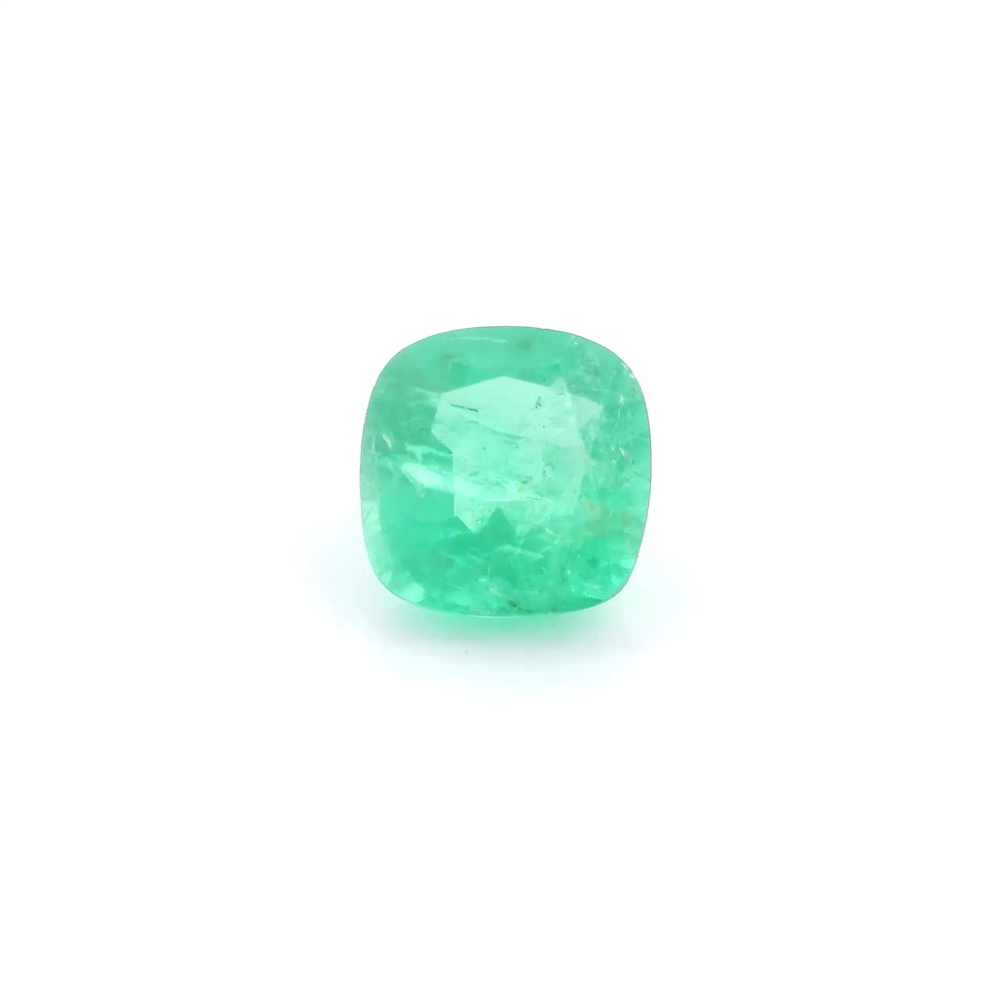 1.63ct Cushion Natural Emerald (Colour Green, Clarity Moderately Included, Cut Faceted)