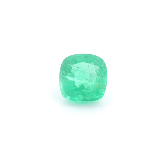 1.63ct Cushion Natural Emerald (Colour Green, Clarity Moderately Included, Cut Faceted)