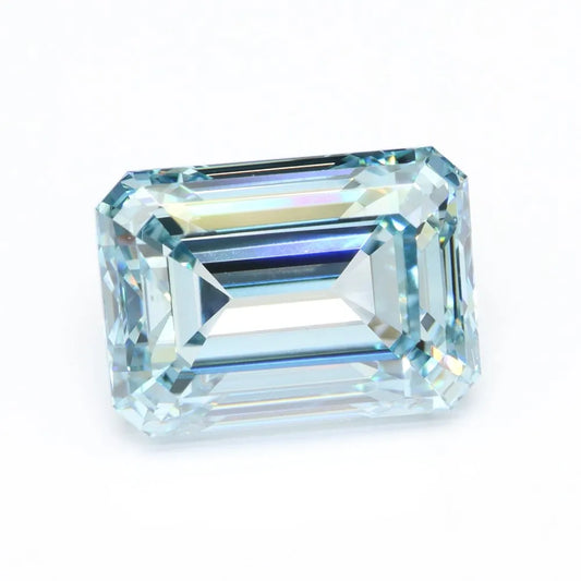 4.00ct Emerald Lab Grown Diamond (Colour Fancy Intense Blue, Clarity VS1, IGI Certified)