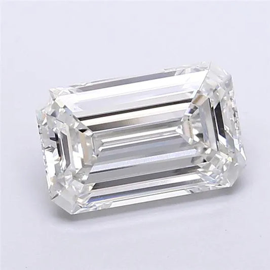 4.00ct Emerald Lab Grown Diamond (Colour G, Clarity VVS2, IGI Certified)