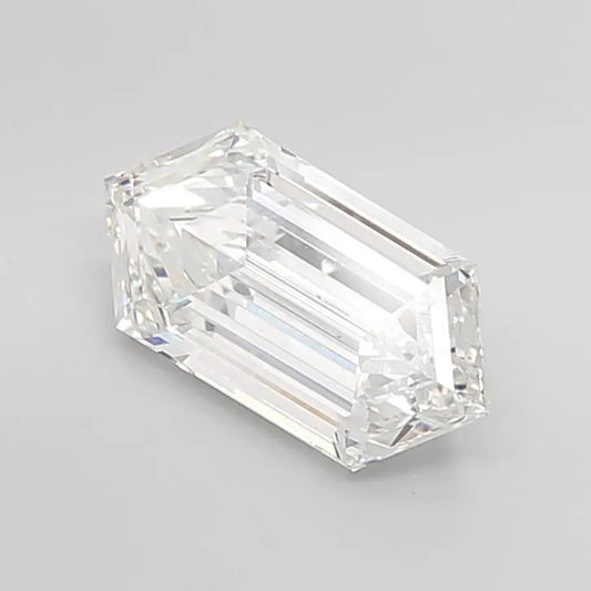 4.00ct Hexagonal Lab Grown Diamond (Colour E, Clarity VS1, IGI Certified)