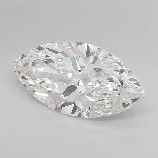 4.00ct Marquise Lab Grown Diamond (Colour E, Clarity IF, Cut EX, IGI Certified)