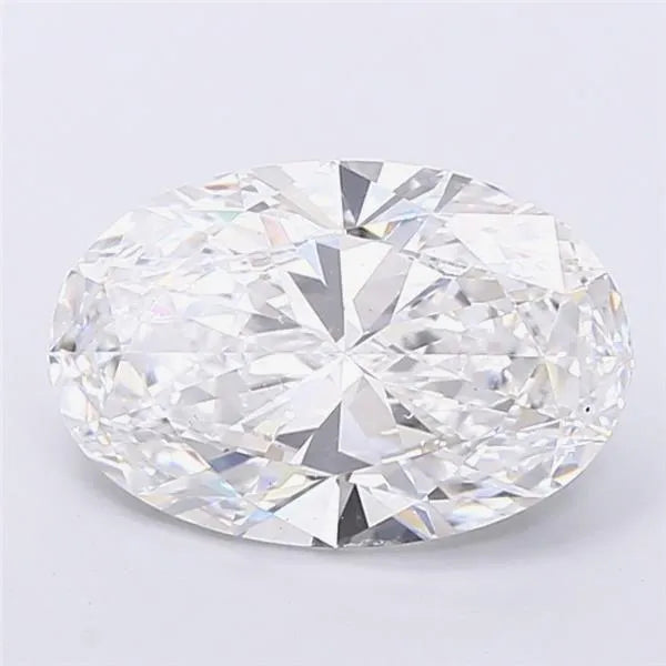 4.00ct Oval Lab Grown Diamond (Colour D, Clarity VS2, IGI Certified)