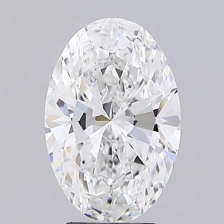 4.00ct Oval Lab Grown Diamond (Colour E, Clarity VVS2, IGI Certified)