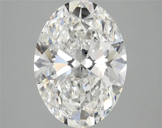 4.00ct Oval Lab Grown Diamond (Colour F, Clarity SI1, IGI Certified)