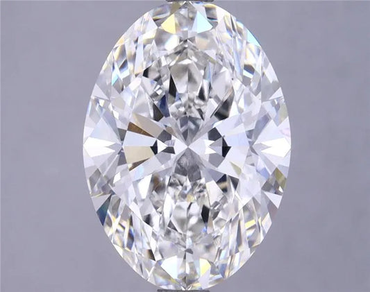 4.00ct Oval Lab Grown Diamond (Colour G, Clarity VS1, GIA Certified)