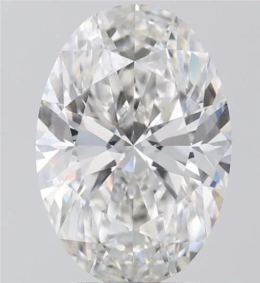 4.00ct Oval Lab Grown Diamond (Colour G, Clarity VS1, IGI Certified)