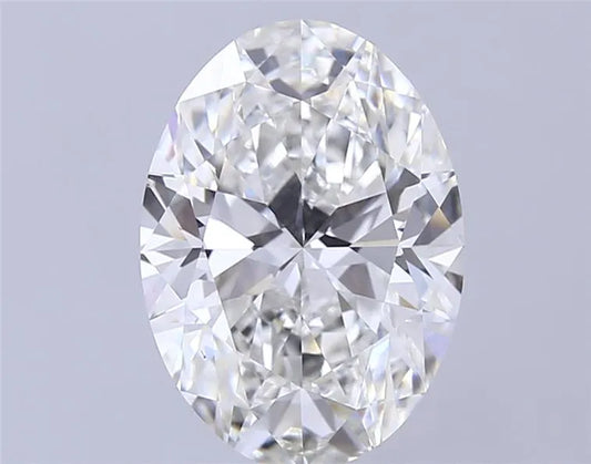 4.00ct Oval Lab Grown Diamond (Colour G, Clarity VVS2, IGI Certified)